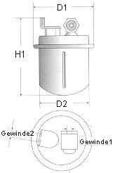 L207606 Champion filtro combustible