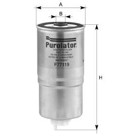 Filtro combustible LFDS158 Lucas