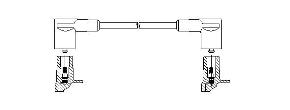 Cable de encendido central 1335874 Volvo