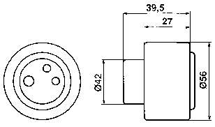 VKM12101 SKF rodillo, cadena de distribución