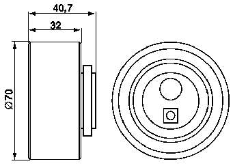 VKM13130 SKF rodillo, cadena de distribución