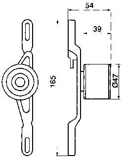 VKM14200 SKF rodillo, cadena de distribución