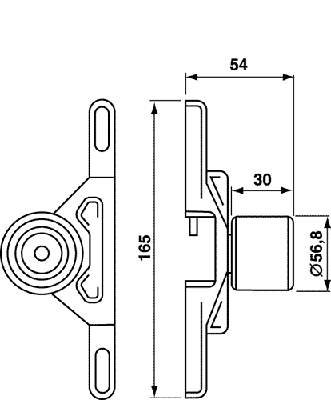 VKM 14201 SKF rodillo, cadena de distribución