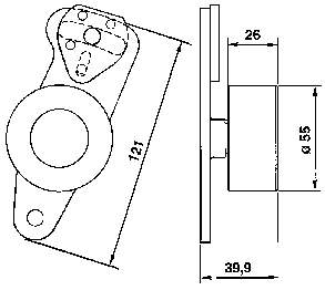 VKM16204 SKF rodillo, cadena de distribución