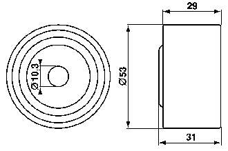 VKM 22174 SKF rodillo intermedio de correa dentada