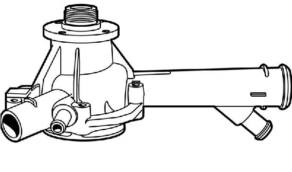 VKPC81624 SKF bomba de agua