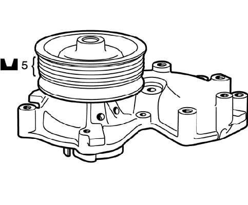 VKPC83618 SKF bomba de agua