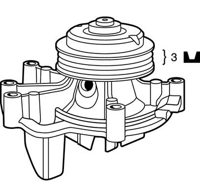 VKPC83810 SKF bomba de agua