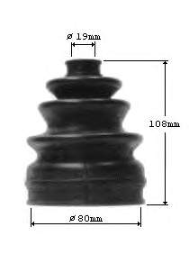 300381 Loebro fuelle, árbol de transmisión delantero exterior