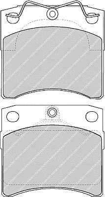 FVR1131 Ferodo pastillas de freno delanteras