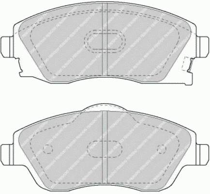 FDB1424 Ferodo pastillas de freno delanteras