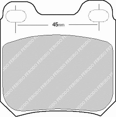 FDB525 Ferodo pastillas de freno traseras