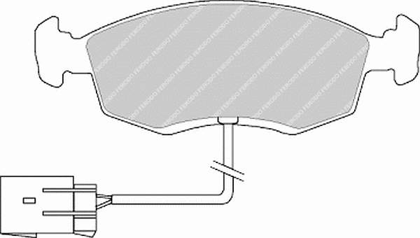 FDB846 Ferodo pastillas de freno delanteras