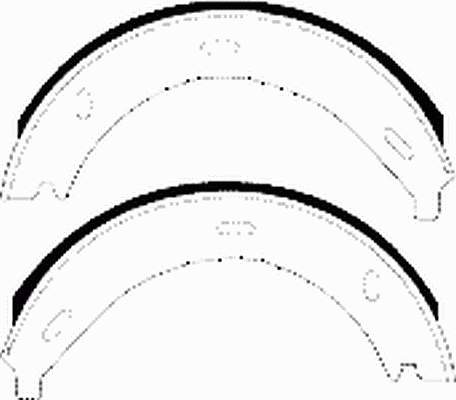 FSB536 Ferodo juego de zapatas de frenos, freno de estacionamiento