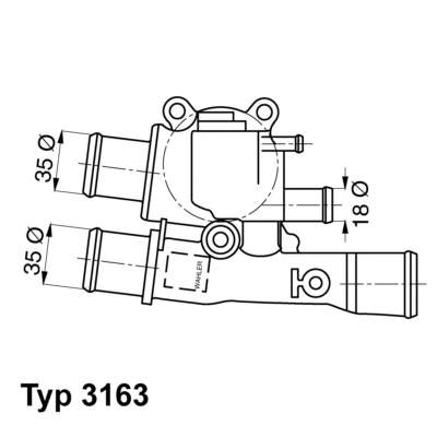 316388D Wahler termostato, refrigerante