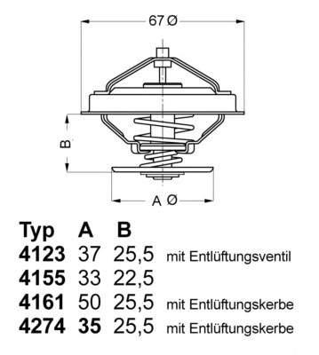 4274.92D Wahler termostato, refrigerante