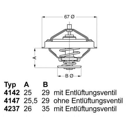 4147.80D Wahler termostato, refrigerante