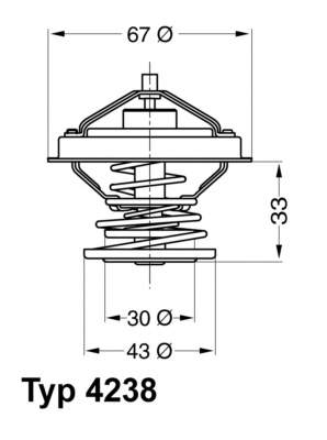 423892D Wahler termostato, refrigerante