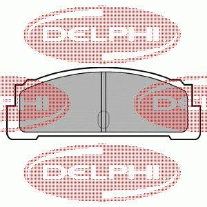 LP29 Delphi pastillas de freno traseras