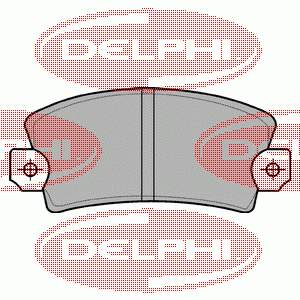 LP56 Delphi pastillas de freno delanteras