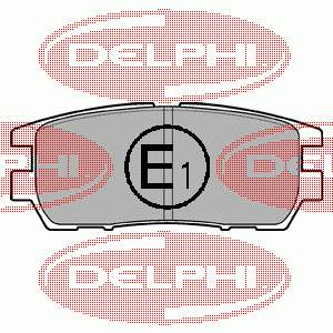 LP954 Delphi pastillas de freno traseras