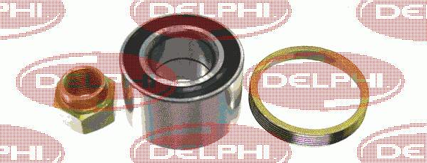 BK209 Delphi cojinete de rueda delantero