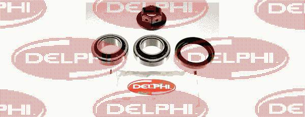 BK1240 Delphi cojinete de rueda trasero