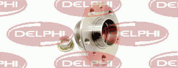 BK1262 Delphi cubo de rueda trasero