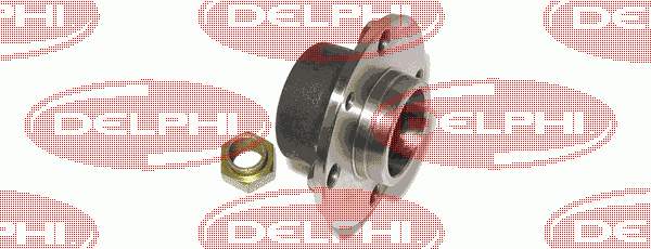 BK250 Delphi cubo de rueda trasero