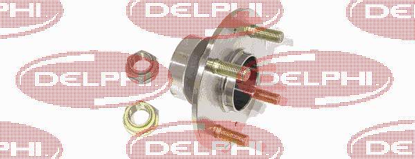 BK1070 Delphi cubo de rueda trasero