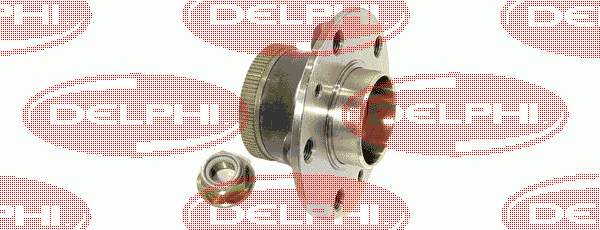 BK1078 Delphi cubo de rueda trasero