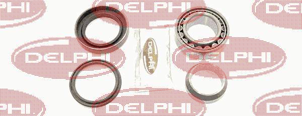 BK369 Delphi cojinete de rueda trasero