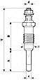 062900010304 Magneti Marelli bujía de incandescencia