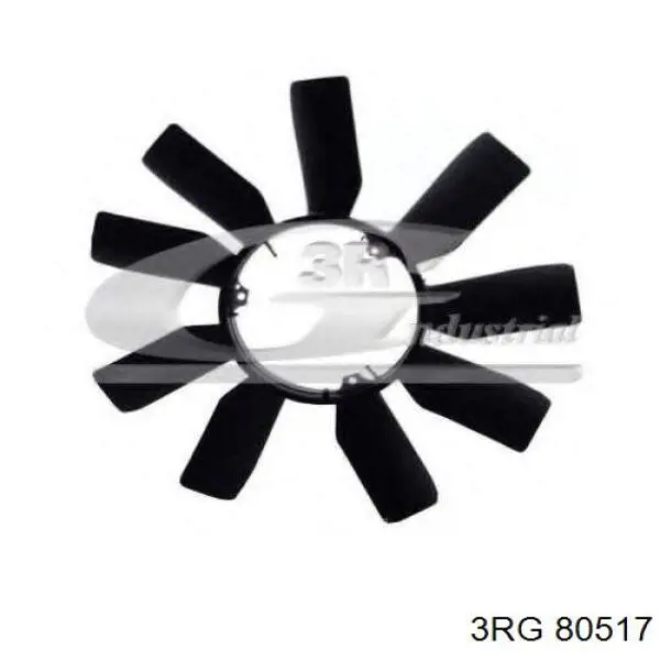 80517 3RG rodete ventilador, refrigeración de motor