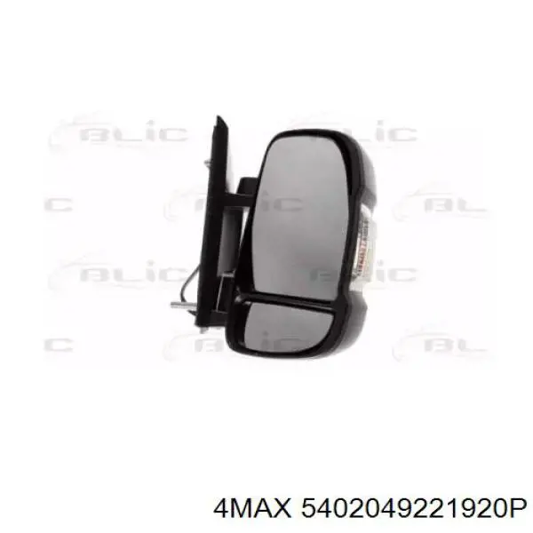 5402049221920P 4max espejo retrovisor derecho