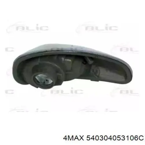 540304053106C 4max luz intermitente de retrovisor exterior derecho