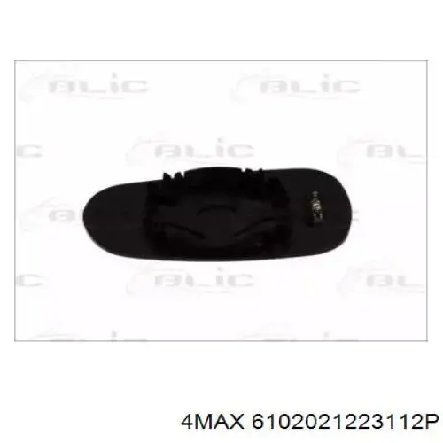 6102021223112P 4max cristal de espejo retrovisor exterior izquierdo