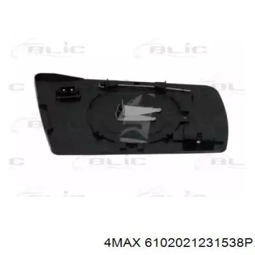 6102021231538P 4max cristal de espejo retrovisor exterior izquierdo