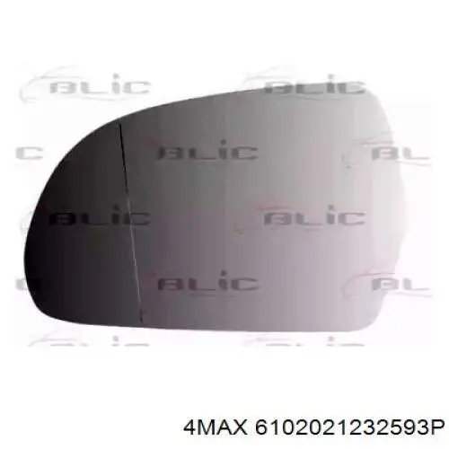 385 7120 Autotechteile cristal de espejo retrovisor exterior izquierdo