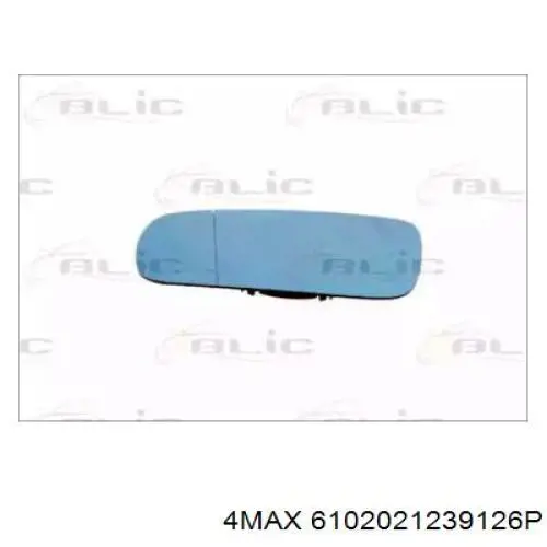 6102021239126P 4max cristal de espejo retrovisor exterior izquierdo