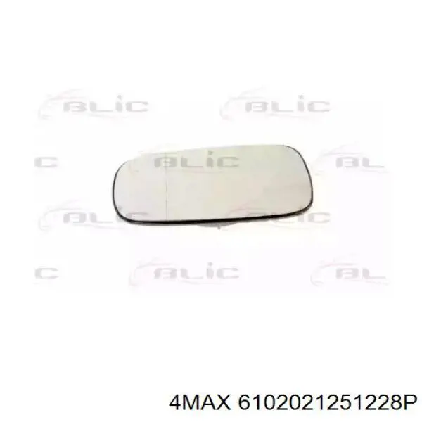 6102021251228P 4max cristal de espejo retrovisor exterior izquierdo