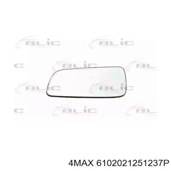 6102021251237P 4max cristal de espejo retrovisor exterior izquierdo