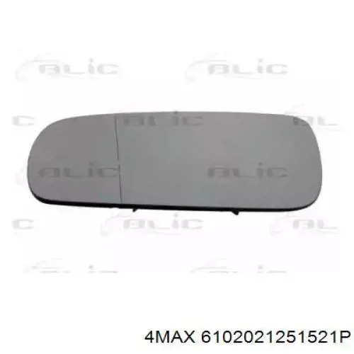 6102021251521P 4max cristal de espejo retrovisor exterior izquierdo