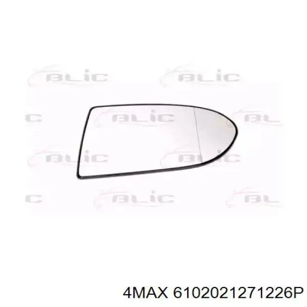 6102021271226P 4max cristal de espejo retrovisor exterior izquierdo