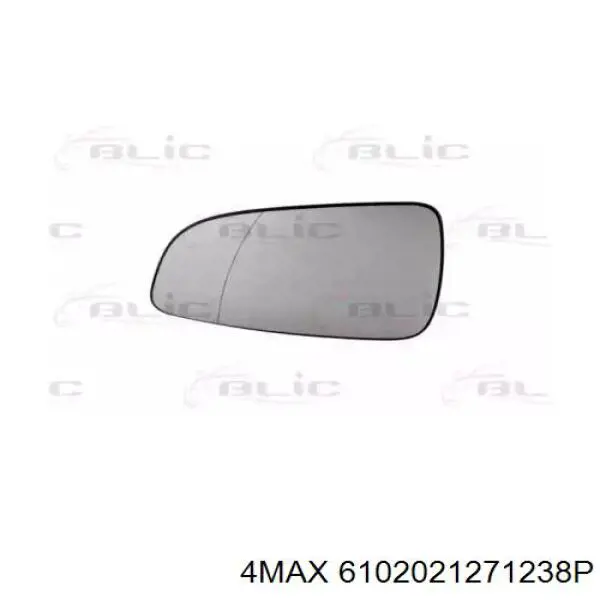 5509519S Polcar cristal de espejo retrovisor exterior izquierdo