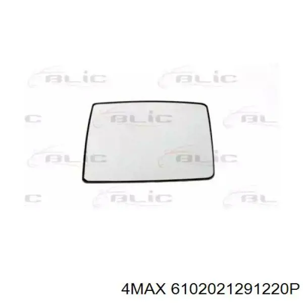 6102021291220P 4max cristal de espejo retrovisor exterior izquierdo