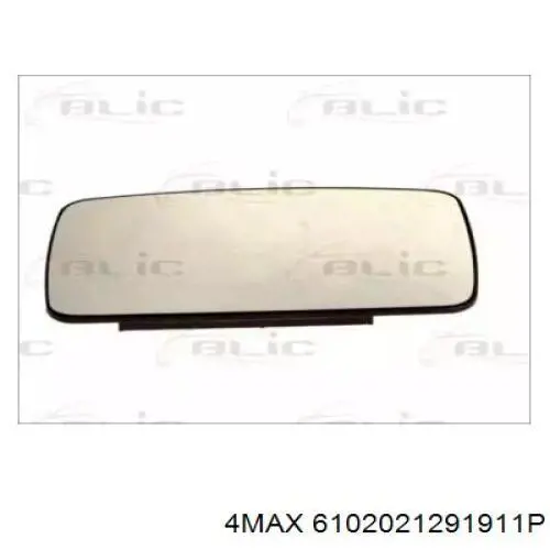 6102021291911P 4max cristal de espejo retrovisor exterior izquierdo