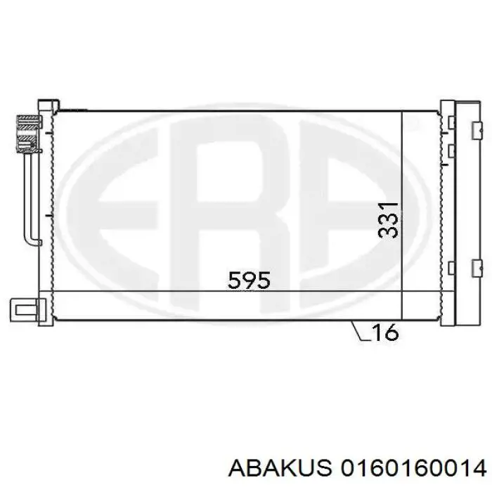  Condensador aire acondicionado para Alfa Romeo Giulietta 940