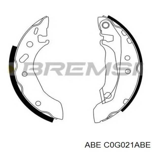 C0G021ABE ABE zapatas de frenos de tambor traseras