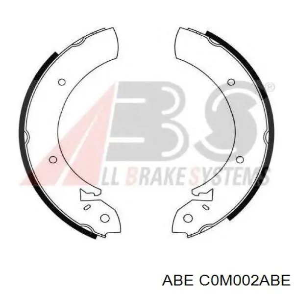C0M002ABE ABE zapatas de frenos de tambor traseras